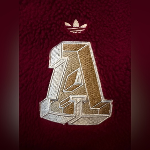 NWOT- Adidas- Originals Men's Varsity Fleece Track Jacket- Large - Picture 4 of 8